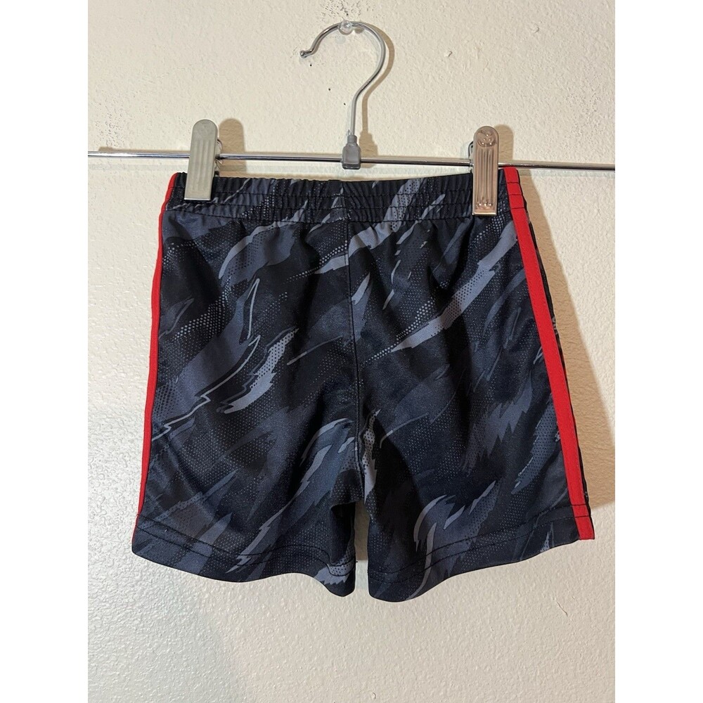 adidas Infant Athletic Shorts - black / red - Size 9 Months 9M - Picture 3 of 8